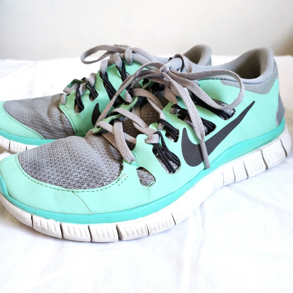 Nike Free 5.0 Turquoise Running Shoes